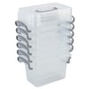 Fosly Set of 6 Mini Storage Box with Lid, 2
