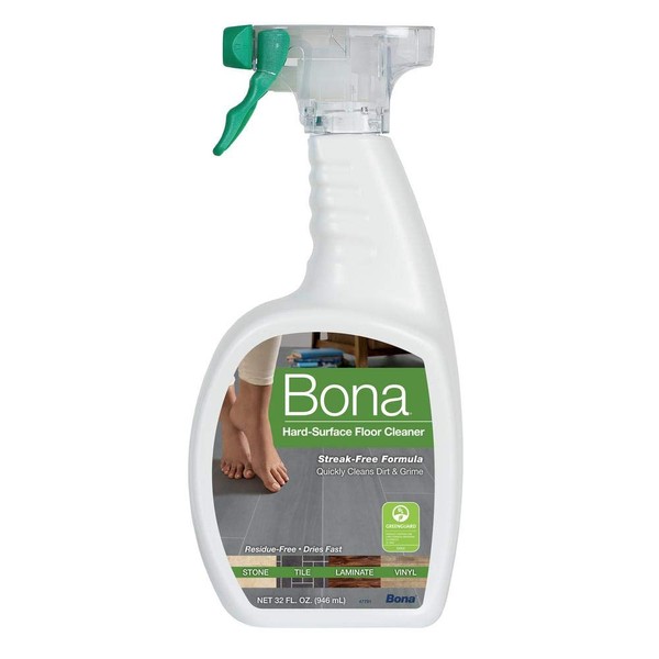 Bona Stone, Tile & Laminate Floor Cleaner Spray, 32 oz, Clear, 32 Fl Oz, 2 Pack