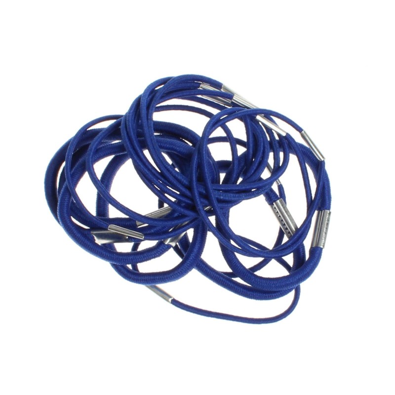 18 Thick And Thin Royal Blue Hair Elastics Bands Bobbles