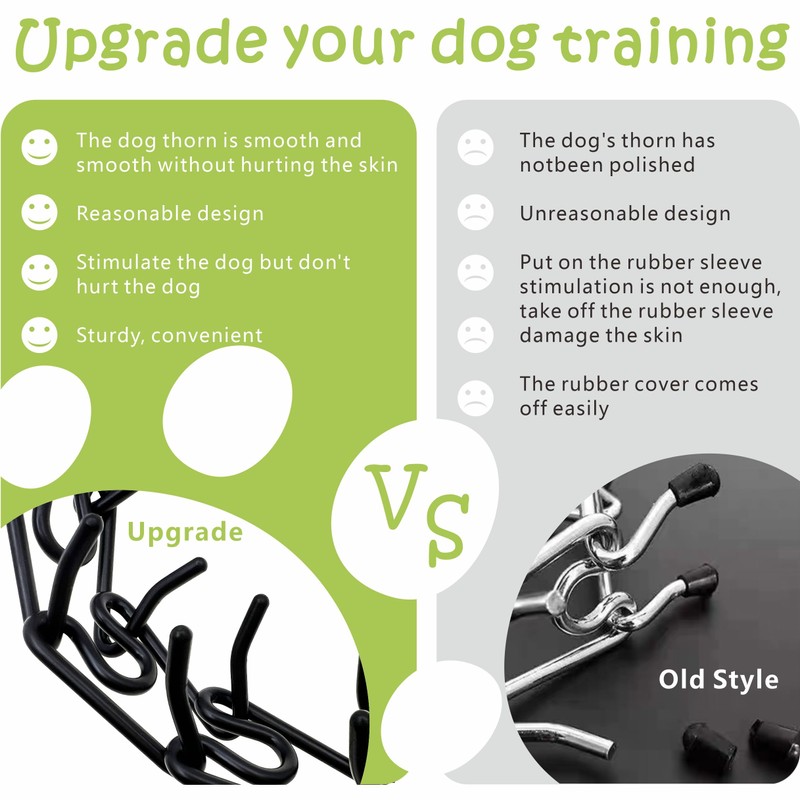 ChampWei Adjustable Dog Ｎo Pull Ｃollar for Small Medium Large