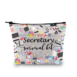 Secretary Survival Kit Secretary Gift Travel Accessories Toiletry Bag Makeup Bag (Survival Secretary Bag EU)