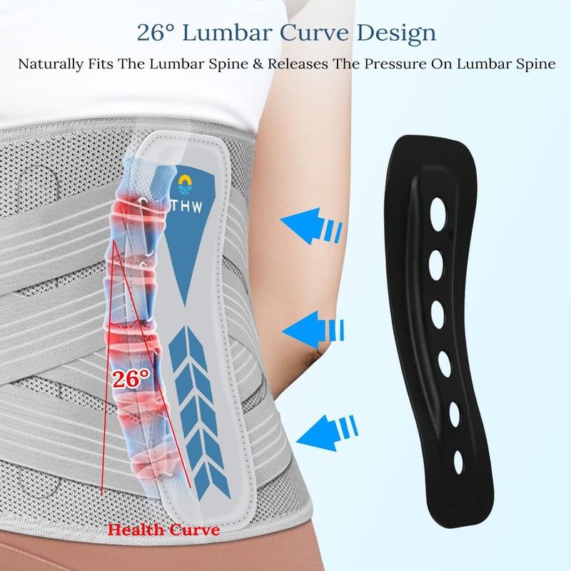 Back Brace for Lower Back Pain Women with Bionic Support