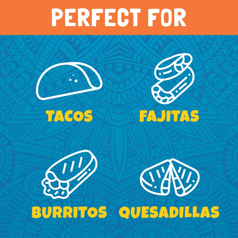 Ortega Flour Tortillas, 6 Inch, 12 Tortillas
