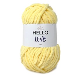 Hello Love Blanket Yarn 100g - Pale Yellow