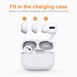 Link Dream Link Dream 12 Pieces Replacement Ear Tips for AirPods Pro/AirPods Pro 2 Silicon Ear Buds Tips with Portable Storage Box (S/M/L) (6 Pairs)