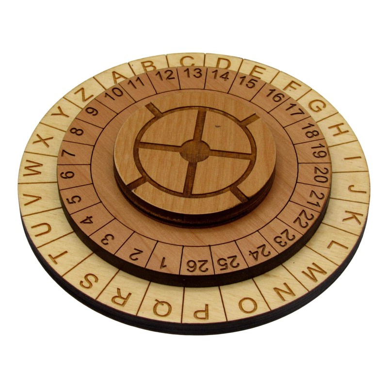 Hide and Seek Cipher Decoder Ring - Two Piece Escape