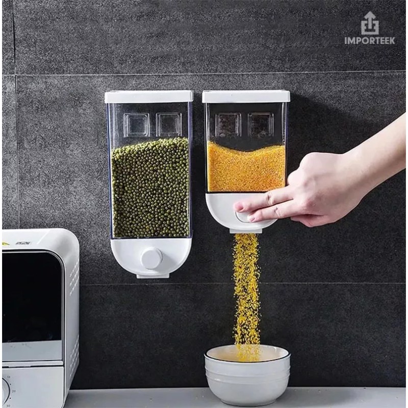 Importeek Dispensador Despachador Semillas Cereales Alimentos Cocina