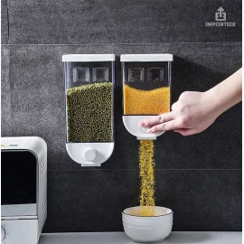 Importeek Dispensador Despachador Semillas Cereales Alimentos Cocina