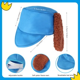 Kyson - 5 piezas de disfraz de policía para perros, accesorios para cachorros, disfraz de héroe para Halloween, disfraz de animales, fiesta, día del libro, Juego de sombrero, nariz, cola, pajarita