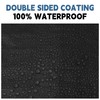 RAINDEWAY Black Tarp 6x8 Feet, UV Resistant, 8 Mil Multipurpose