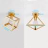 iDEGU Retro Ceiling Light in Geometric Design, Modern Ceiling Light