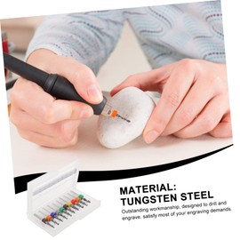 Baluue 30pcs PCB Drill Bit Set Tungsten Carbide Small Drill Bits for Jewelry Engraving Circuit Board and Precision Work for Efficient Cutting and Punching