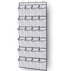 24 Mesh Pockets Over The Door Shoe Organizer Hanging Closet