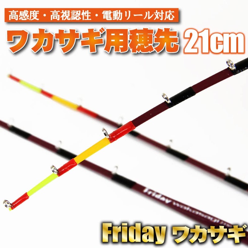 High Sensitivity, High Visibility, Compatible with Electric Reels, Friday Wakasagi,