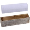 10 Pcs Plastic Planter Liners Clear Rectangular Plastic Liners for