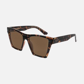 CARVE Eyewear Pheonix Sunglasses, Gloss Crystal Tortoise Frame with Brown Polarized Lens