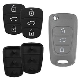 KONIKON 2 x Car Key 3 Buttons Keypad Suitable for Hyundai Kia i10 i20 i30 ix35 ix20 Elantra