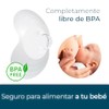 Pezoneras protectoras de lactancia materna 2 unidades con estuche de