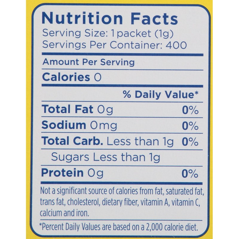 Splenda No Calorie Sweetener, 400 Count Packets