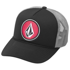 Volcom Men's Standard Cheese Mesh Trucker Hat, Lifeguard Red