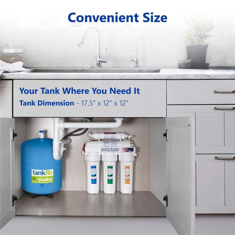 Express Water Storage Pressure Tank 17.50" RO Water Filtration System