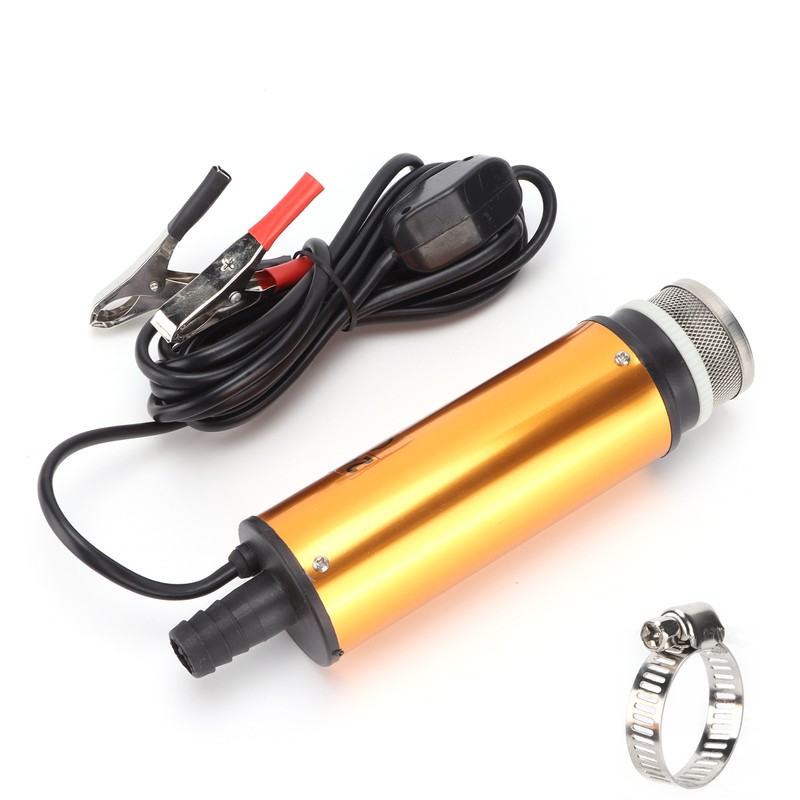 DC 24V Fuel Transfer Pump Electric Portable Mini Aluminium Alloy