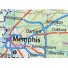 Tennessee State Map - 16.5 x 58.1 Inches - Paper