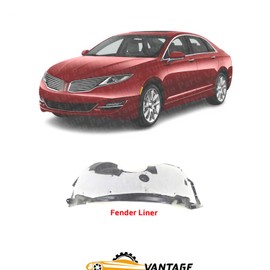Vantage Auto Parts - Front Fender Liner Compatible with Lincoln Mkz 2013-2016 | DIRECT REPLACEMENT | Passenger Side |Plastic ‎| DP5Z16102A | FO1249168