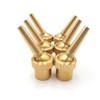 QLLUCKLY 6pcs 1/2" DN15 Brass Fountain Nozzle Adjustable Direction Jet