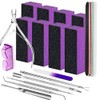 Fandamei Kit Para El Cuidado De Las Uñas, Limas Y