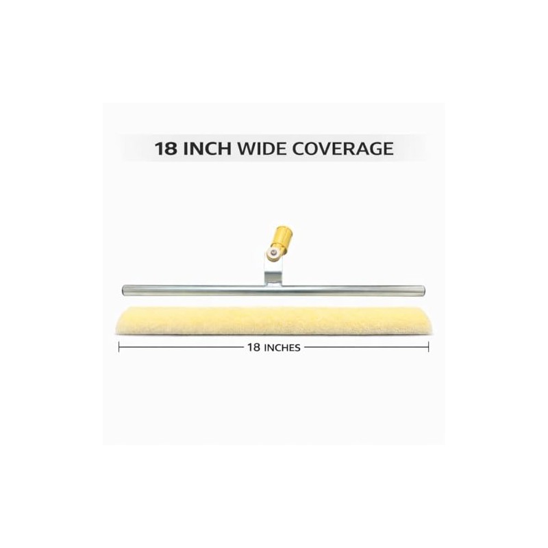 18 Inch Lightweight T-Bar Applicator Handle with 1 Sleeve Included