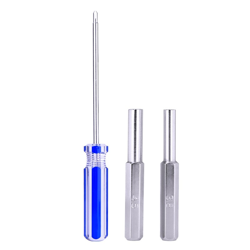 Blulu 3.8mm 4.5mm Security Bit Screwdriver Tool for NES SNES