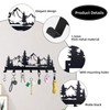 Key Holder, Metal Key Holder for Wall Key Hooks, Key