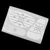 Alnicov 50 Set Golf Impact Tape Golf Target Sticker 3