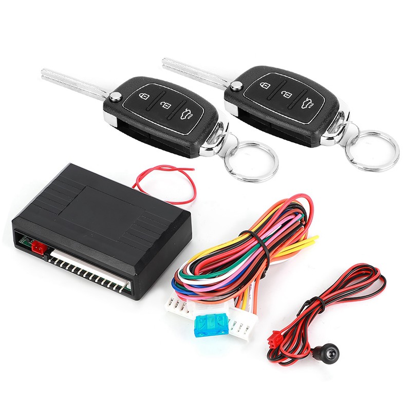 Car Security System 3 Buttons Keyless Central Lock Keyless Entry