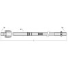 Moog Re AX 3760 Axial Joint, Tie Rod