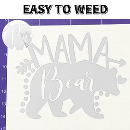 Matte White Permanent Vinyl, 12" x 12 FT Vinyl for Cricut - Lya Vinyl Matte White Adhesive Vinyl Roll for Cricut, Silhouette, Mug, Cup, Window & Home Decal