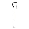 Medline Offset Handle Canes with Comfortable Foam Grip, Black, Lightweight