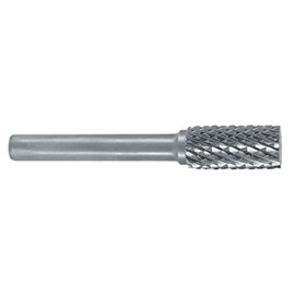 Ruko 116012 Burr Hard Metal A-Shaped Cylinder without Spur Teeth 10 mm