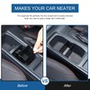 Tumukiw Center Console Cup Holder Insert Divider Storage Box Compatible