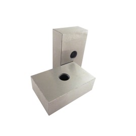 1-2-3 Blocks Single 1/2" Hole Matched Pair (2 Each), Hardened Steel RC 55-62, (1"x2"x3") 123 Precision Ground Machinist Set Up Blocks TTW123SH