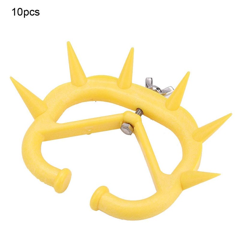 HEEPDD Pack of 10 Calf Weaning Nose Rings, Plastic Weaning