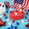 VICROIC 100 Pcs 4th of July Mini Resin Ducks, Tiny