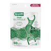 GUM - Hilo Dental Dual Technique con Mango Ergonómico, Sabor