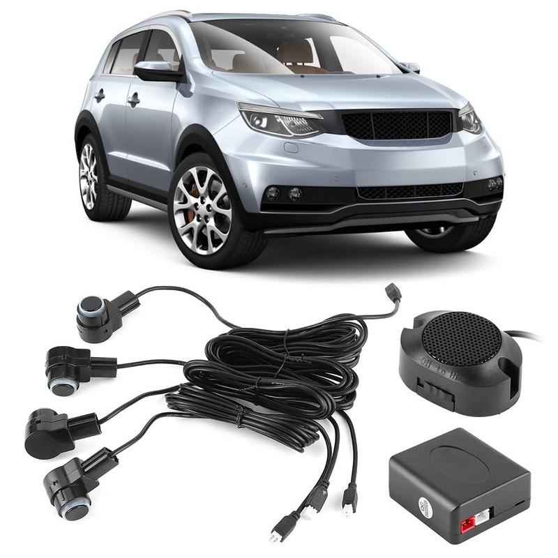 Backup Radar Sensor System Reverse Kit, Electromagnetic Intelligent Parking Assistance