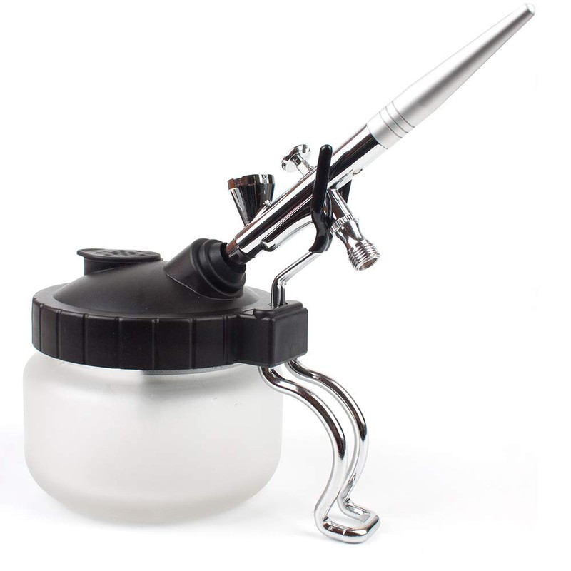 Airbrush Cleaner Bottle Cleaning Bottle with Stand Cleaner Pot for