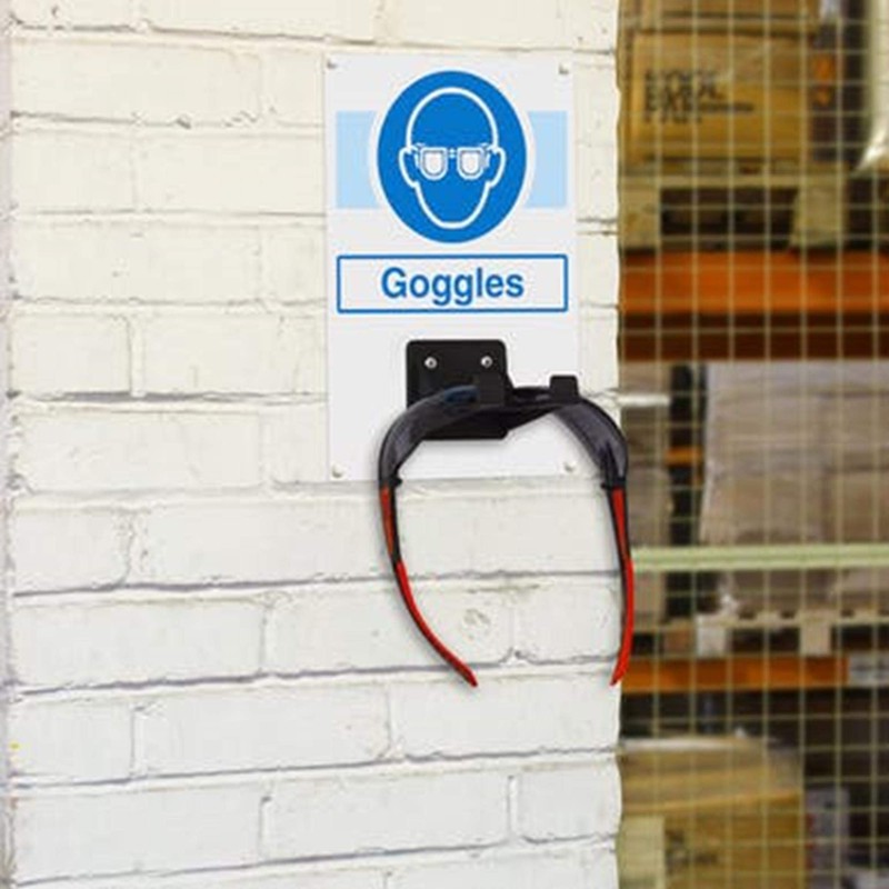 V Safety Ppe Station - Goggles - 1 Holder -