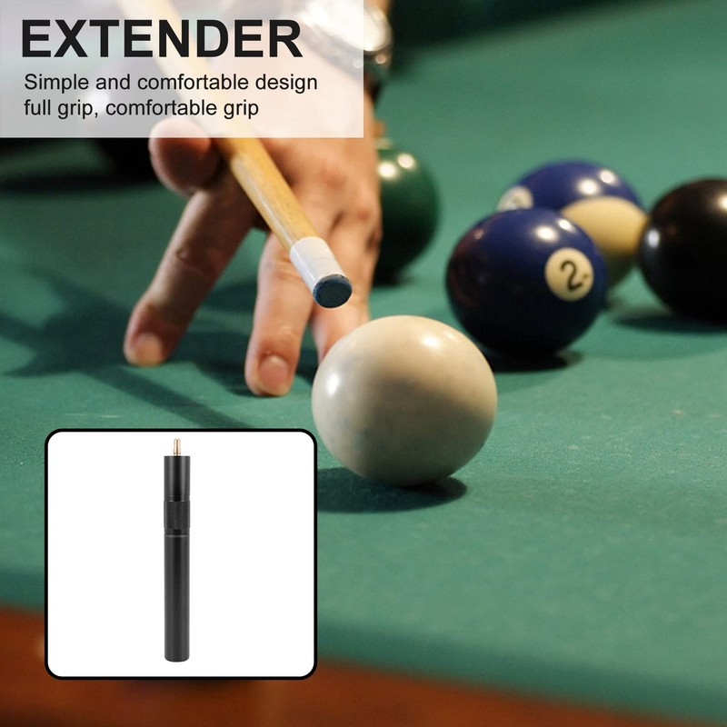 Joasaca 9 Inch Aluminum Alloy Billiard Pool Cue Telescopic Adjustable