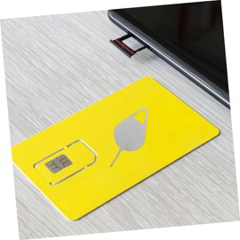 Tofficu 100Pcs Metal Sim Card Tray Ejector Tool Durable Sim Pin Remover for All Smartphones Handy Keychain Design Lightweight and Sim Card Opener