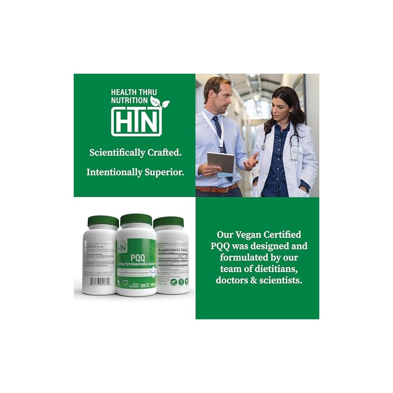 Health Tru Nutrition | PQQ, 40 MG, 120 Cápsulas